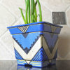Aztec Gold and Blue Planter