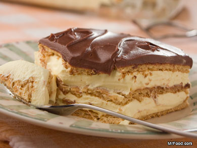tiramisu cake Eclair Cake  recipe Chocolate MrFood.com   eclair