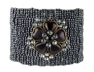 Black Beauty Beaded Peyote Cuff Black Beauty Beaded Peyote Cuff