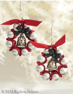 Jingle Bell Wreath Earrings