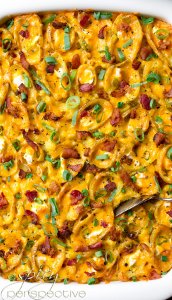 Baked Potato Skins Mac and Cheese