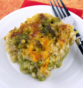 Broccoli Rice Au Gratin