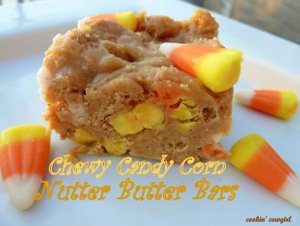 Candy Corn Nutter Butter Cookie Bars
