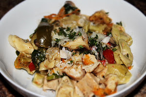 Dump 'N Go Vegetable Tortellini Alfredo