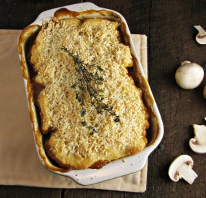 Mushroom and Lentil Pot Pies