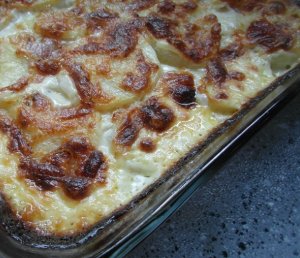 Red Onion Potato Gratin
