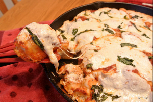 Skillet Pizza Monkey Bread