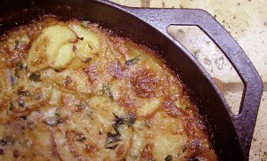 Skillet Potato Gratin