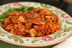Smoky Stuffed Cabbage Casserole