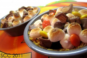 Use-It-Up Halloween Candy Pies