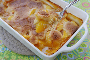 Brandied Georgia Peach Cobbler