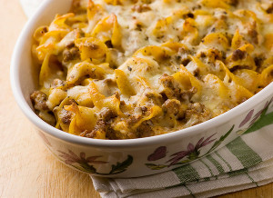 Easy Cheesy Beef Stroganoff Casserole