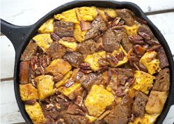 Make-Ahead Baked Pumpkin French Toast Casserole