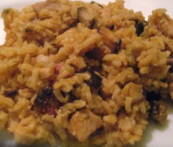 Chinese Chicken, Mushroom and Rice Casserole