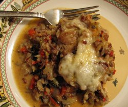 Parmesan Chicken and Rice Casserole