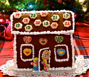 Gingerbread House Advent Calendar
