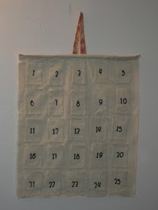 Burlap Advent Calendar