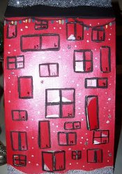 Cereal Box Advent Calendar House