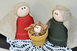 Clay Pot Nativity