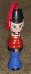 Christmas Nutcracker Clay Pot Ornament
