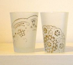Faux Gilded Votive Cups