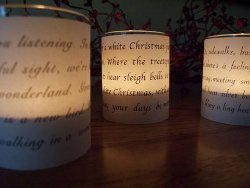 Vellum Carol Candles