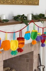 Bright Hats and Mitts Garland