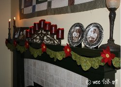Poinsettia Garland