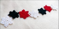 Crochet Snowflake Garland
