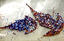 Sparkly Leaf Ornament