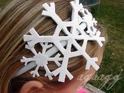 Easy Christmas Glitter Headband