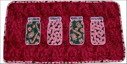 Christmas Candy Jar Table Runner