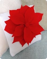 Poinsettia Pillows
