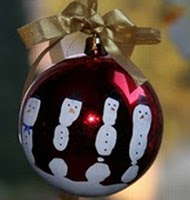 Five Fingers Snowman Ornament