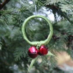 Mini Wreath Ribbon Ornament