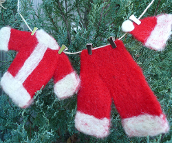 Santa's Laundry Line Ornament