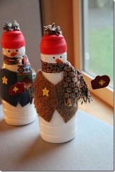 Creamer Bottle Snowman