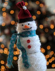 Yarn Snowman