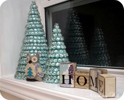 Decorative Glass Christmas Trees