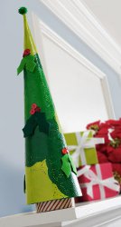 Handmade Doily Cone Tree