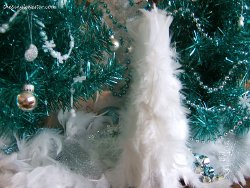 White Feather Christmas Tree