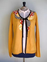 Scallop Collar Cardigan