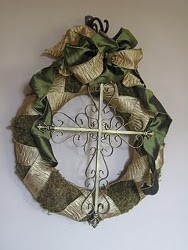 Willow House Inspired Cross Wreath