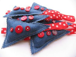 Christmas Trees In Denim