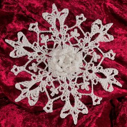 3D Rose Snowflake