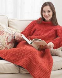 Afghan Crochet with Sleeves