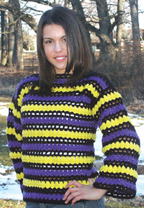 Bright Sweater with Stripes
