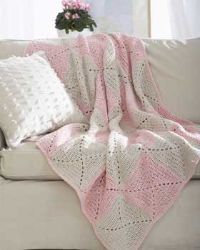 Rose Twist Afghan Crochet