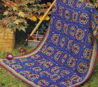 Kaleidoscope Afghan AllFreeCrochet.com