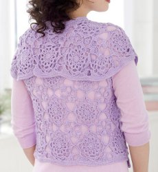 Lovely Lace Vest AllFreeCrochet.com